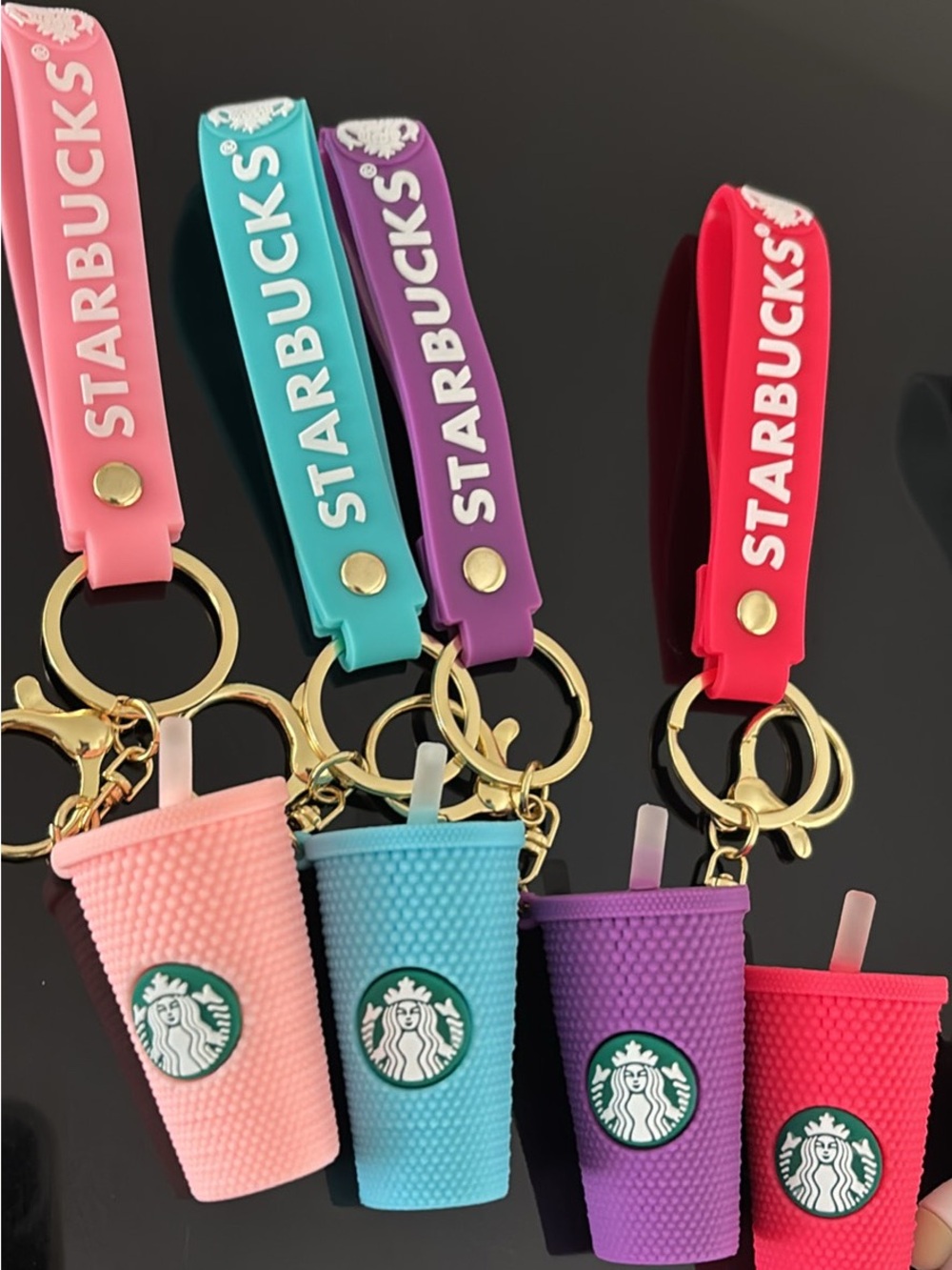 ⭐️🌟 Starbucks 3D Keychain Set of 8 ✨💫